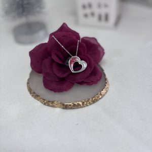 Collier coeur de lait