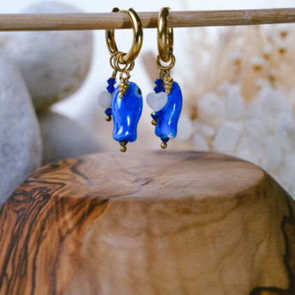 Boucles d'oreilles Lagon d'amour